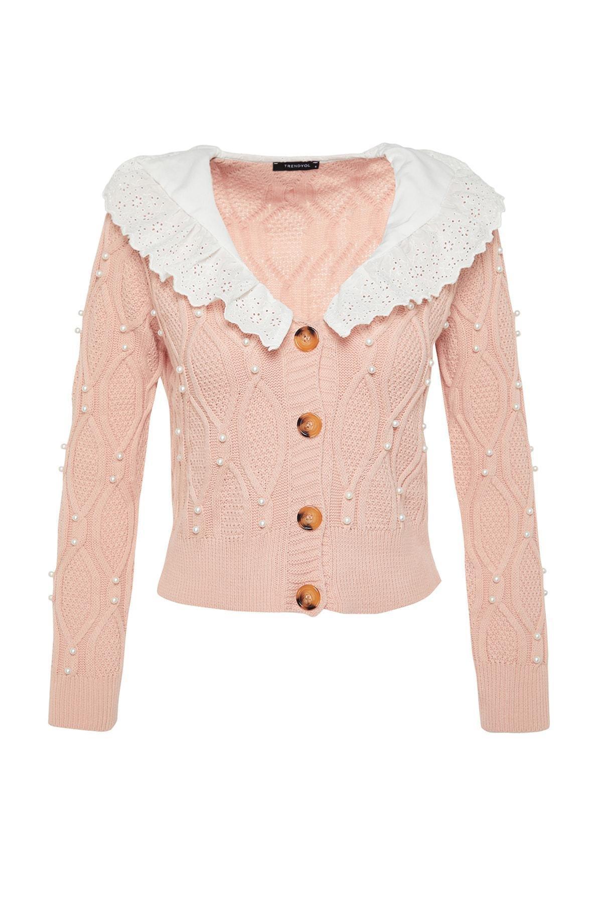 Pink Regular Cardigan, , large image number 5