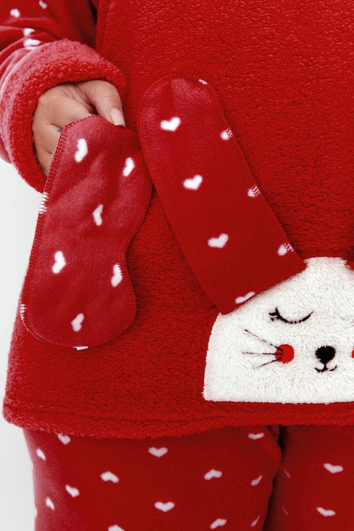 Red Heart Polar Fleece Pyjama Set of 2, , large image number 3