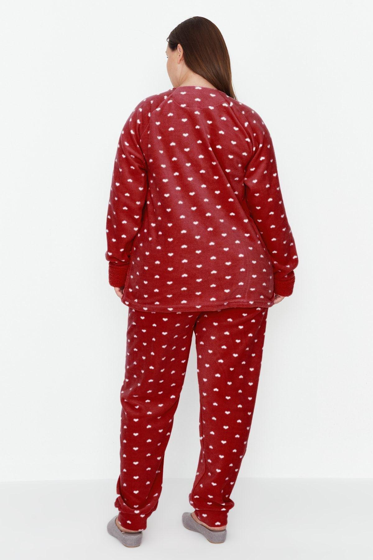Red Heart Polar Fleece Pyjama Set of 2, , large image number 7