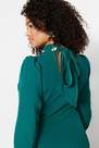 Trendyol - Green Basic Plus Size Dress