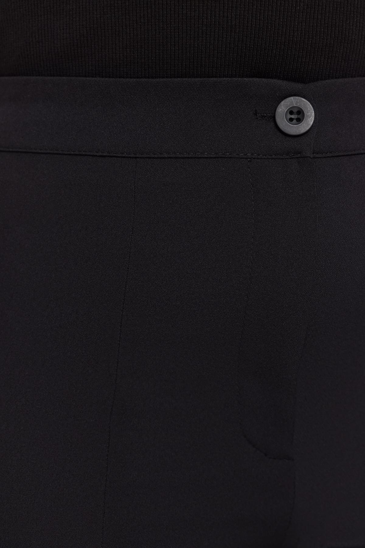 Black Wide Leg Plus Size Pants, , large image number 9