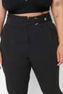 Trendyol - Black Cigarette Pants Plus Size Pants