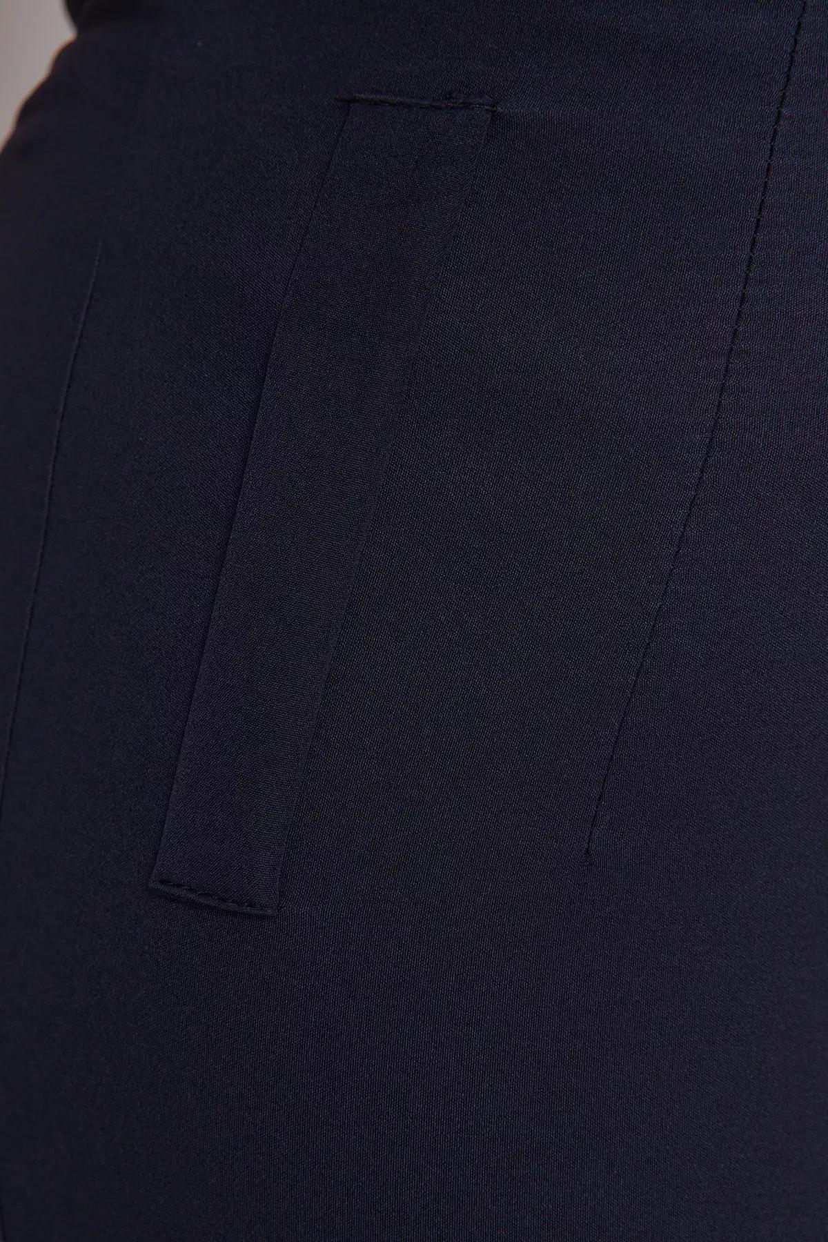 Navy Cigarette Woven Trousers, , large image number 7