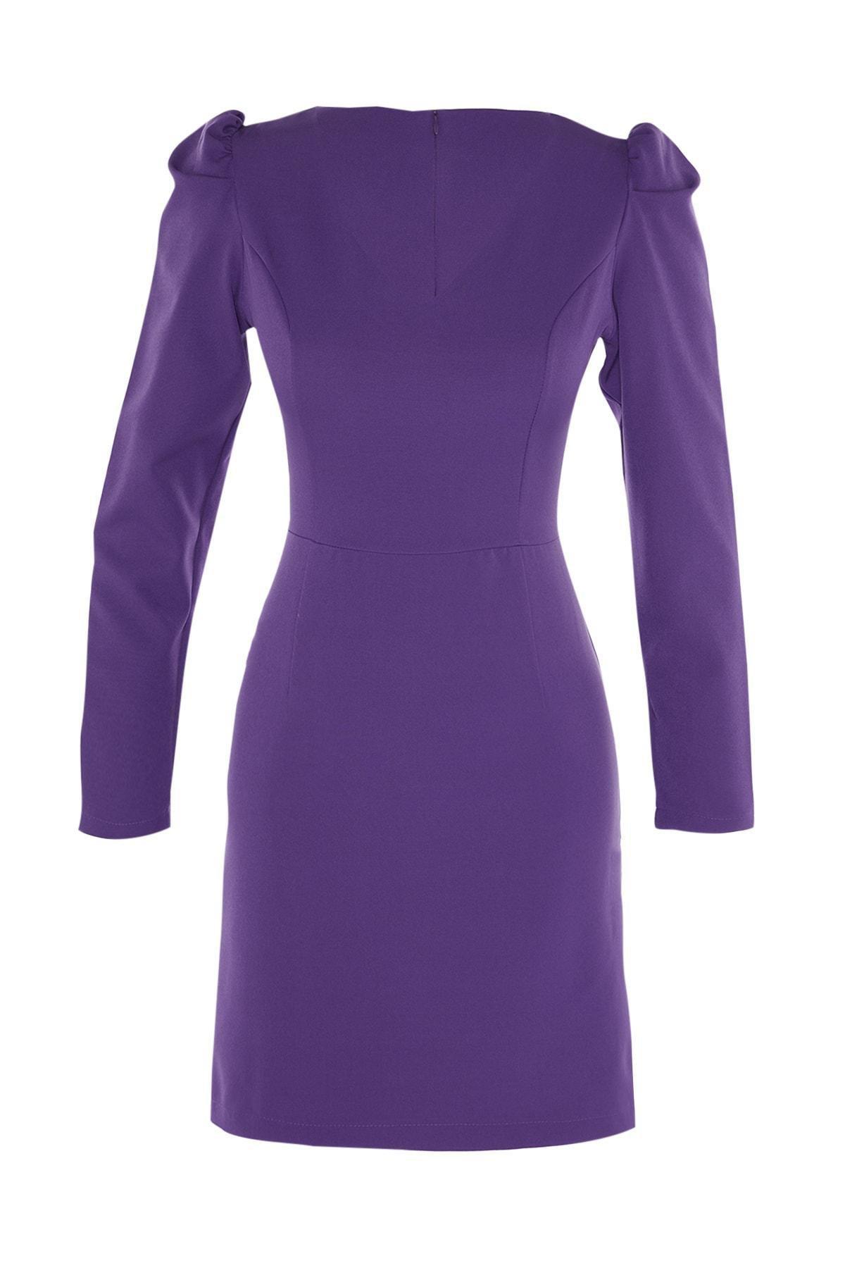 Trendyol - Purple A-Line Mini Dress