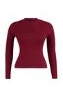 Trendyol - Burgundy Fitted Plus Size Blouse