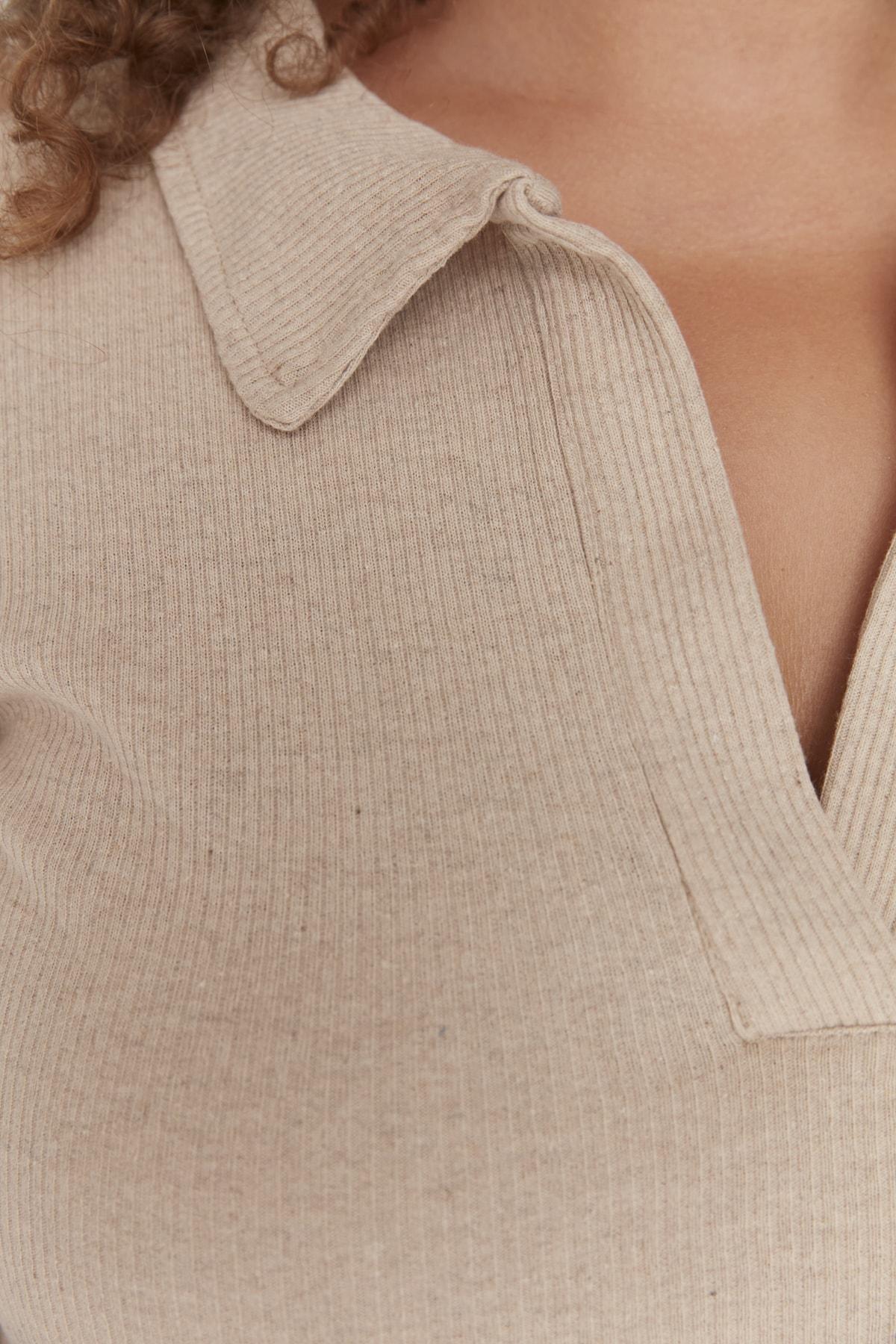 Polo Neck Plus Size Bodysuit, , large image number 3