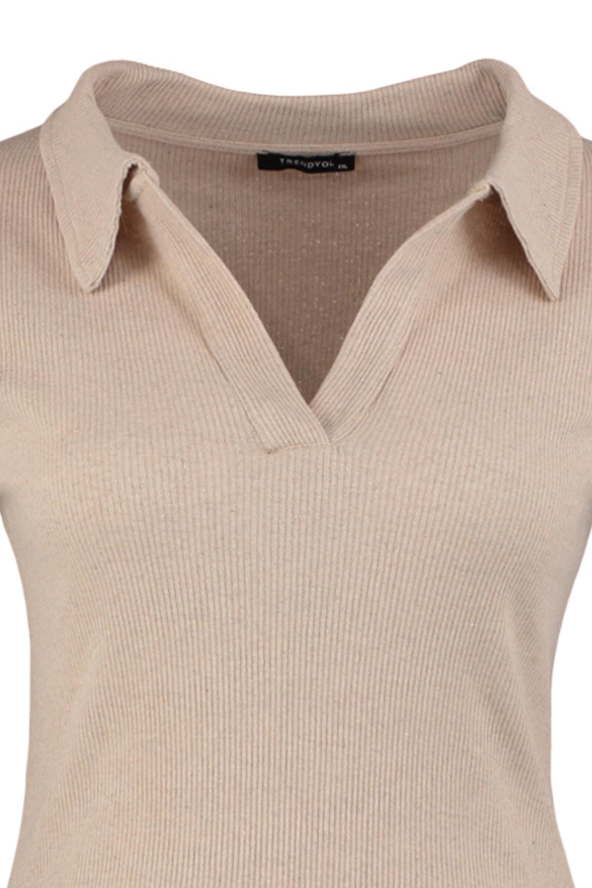 Polo Neck Plus Size Bodysuit, , large image number 7