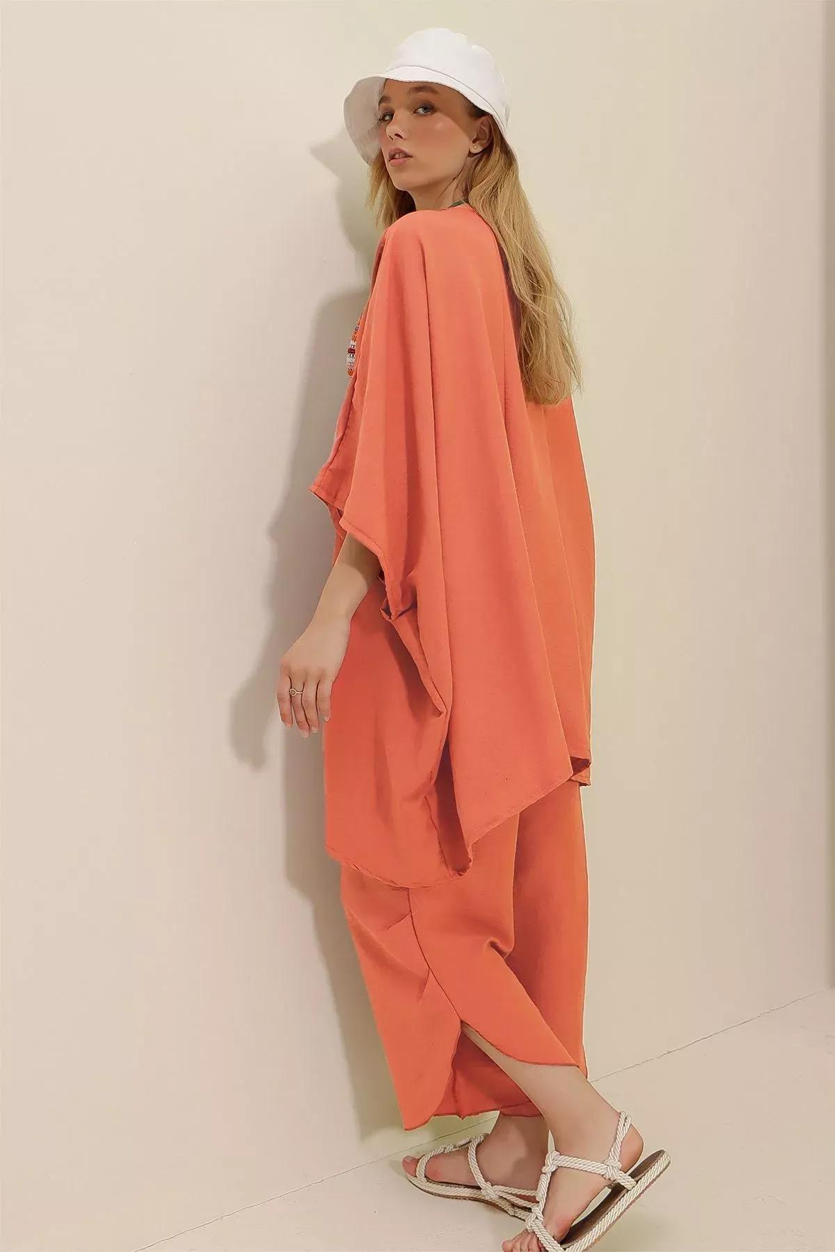 Green Textured Oversize Co-Ord Set, C101_7001, large image number 3