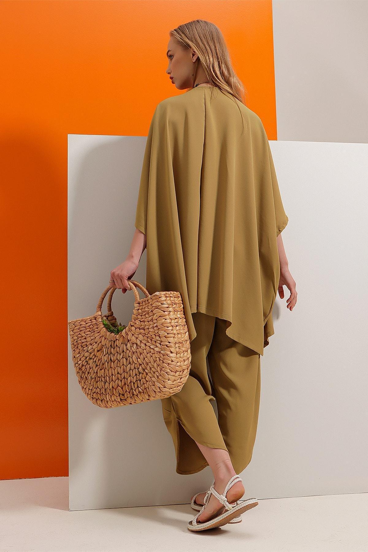 Green Textured Oversize Co-Ord Set, Green, large image number 12