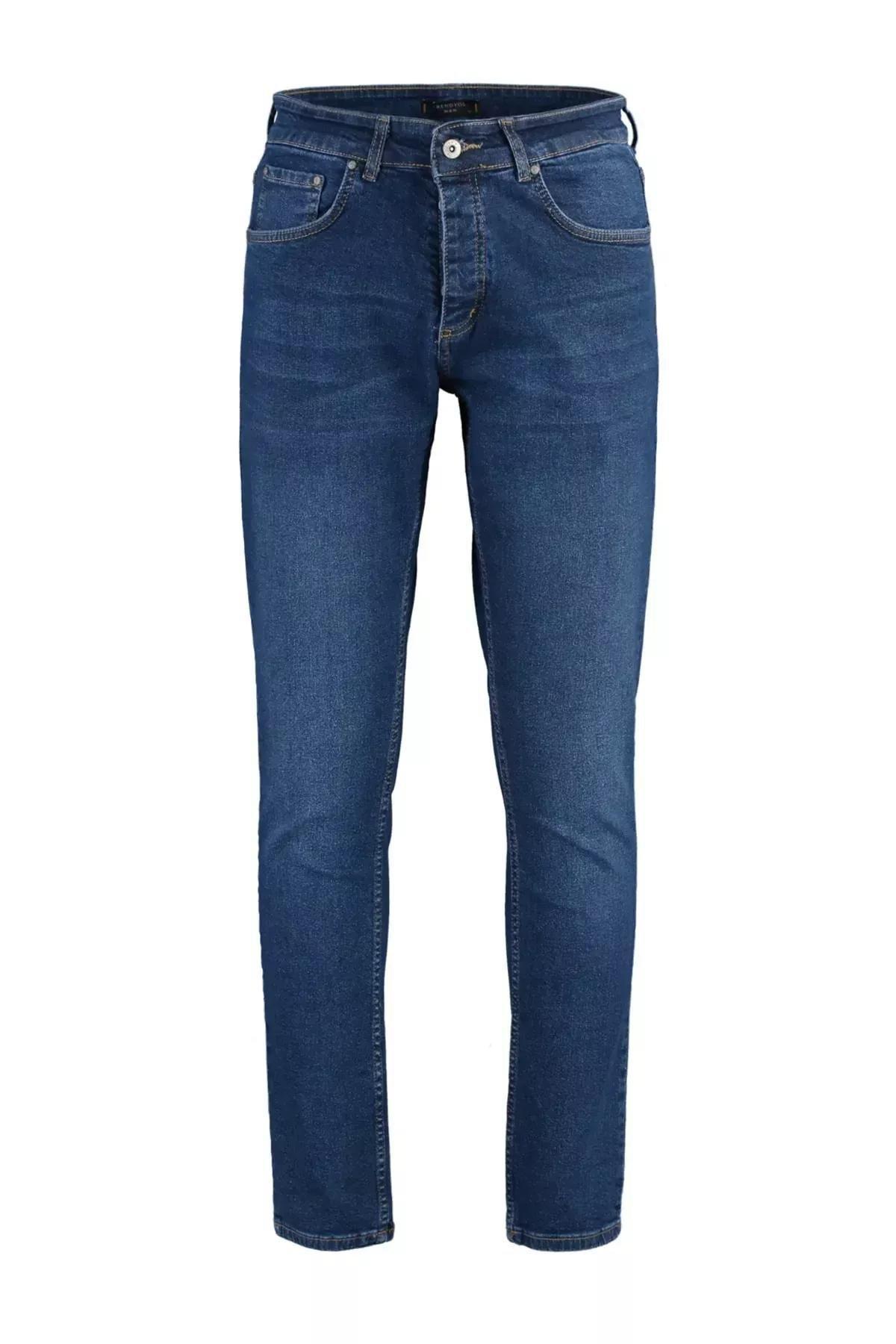 Blue Slim Jeans, , large image number 5