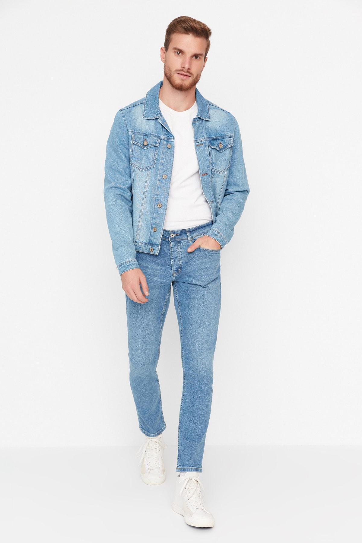 Blue Slim Jeans, , large image number 1