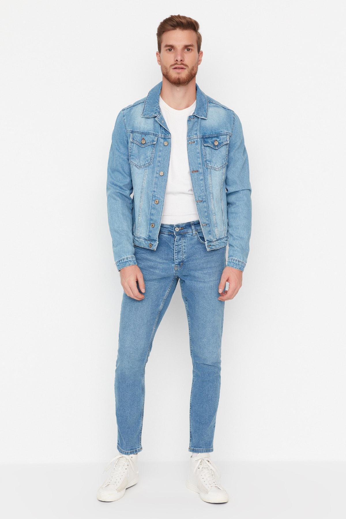 Blue Slim Jeans, , large image number 3