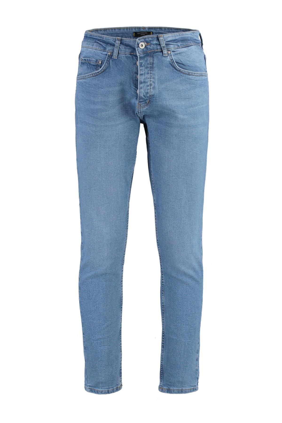 Blue Slim Jeans, , large image number 6