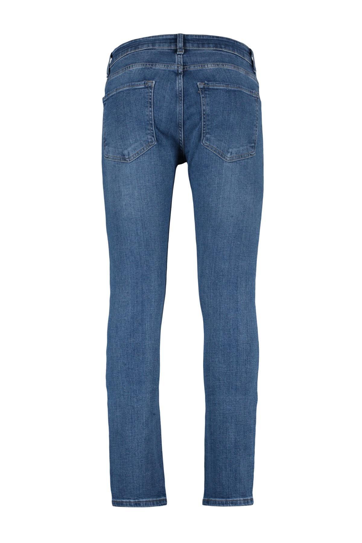 Navy Slim Denim Jeans, , large image number 5