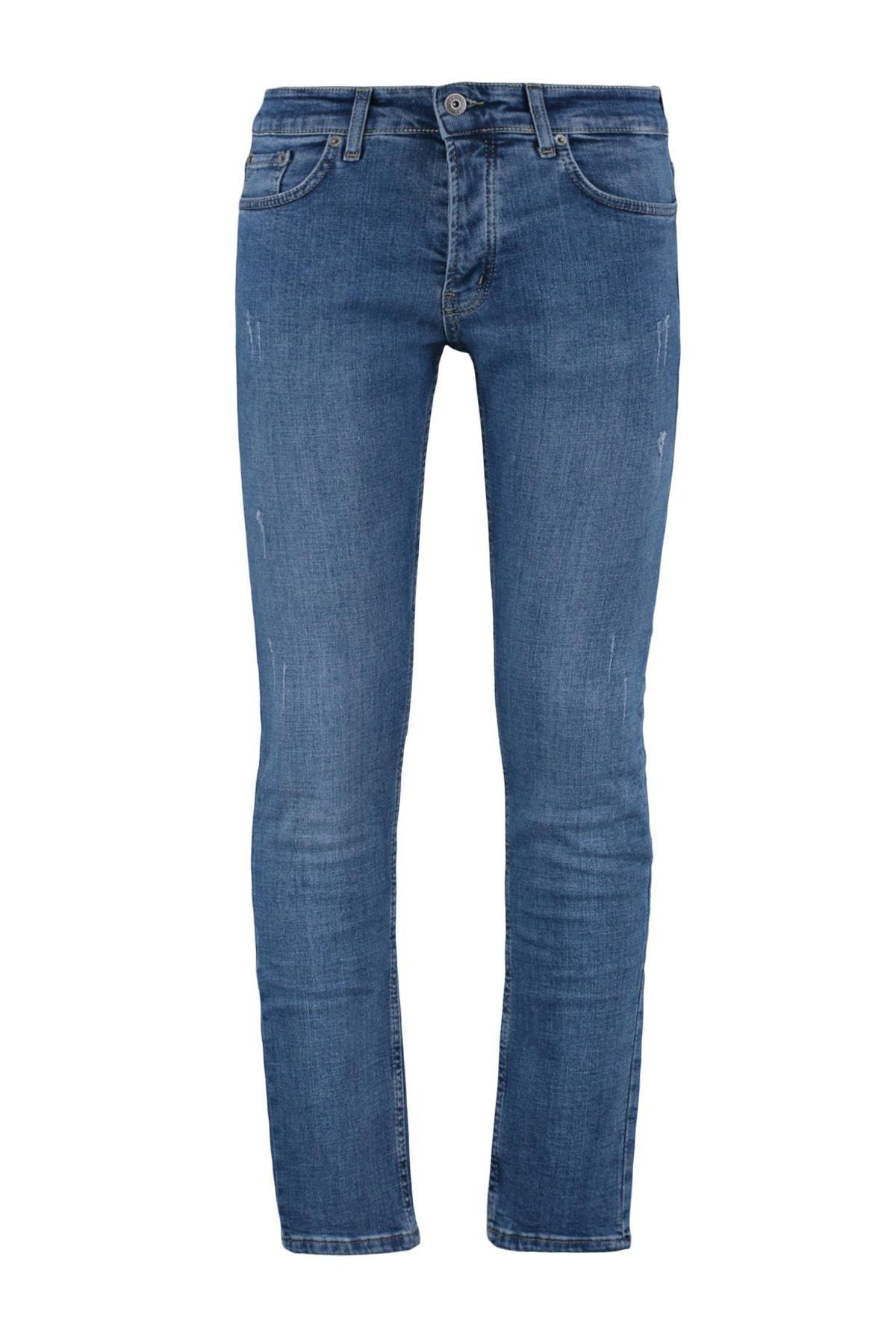 Navy Slim Denim Jeans, , large image number 6