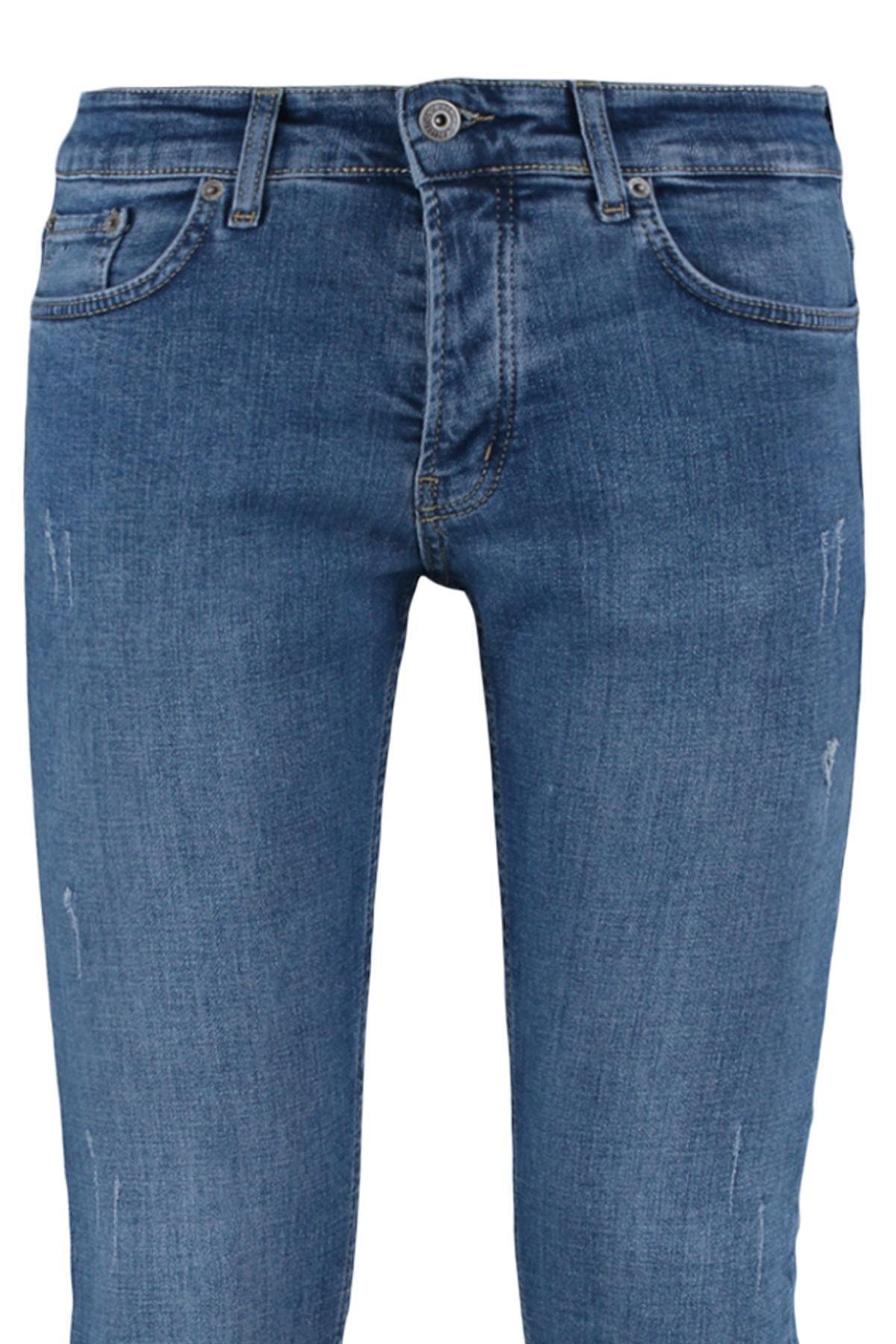 Navy Slim Denim Jeans, , large image number 7