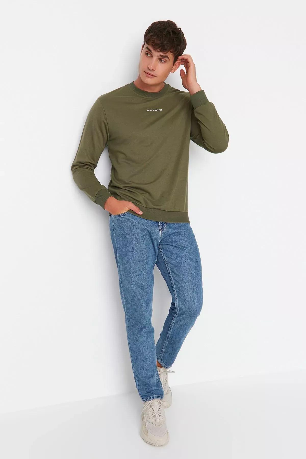 Blue Relax Fit Boyfriend Jeans, , large image number 2
