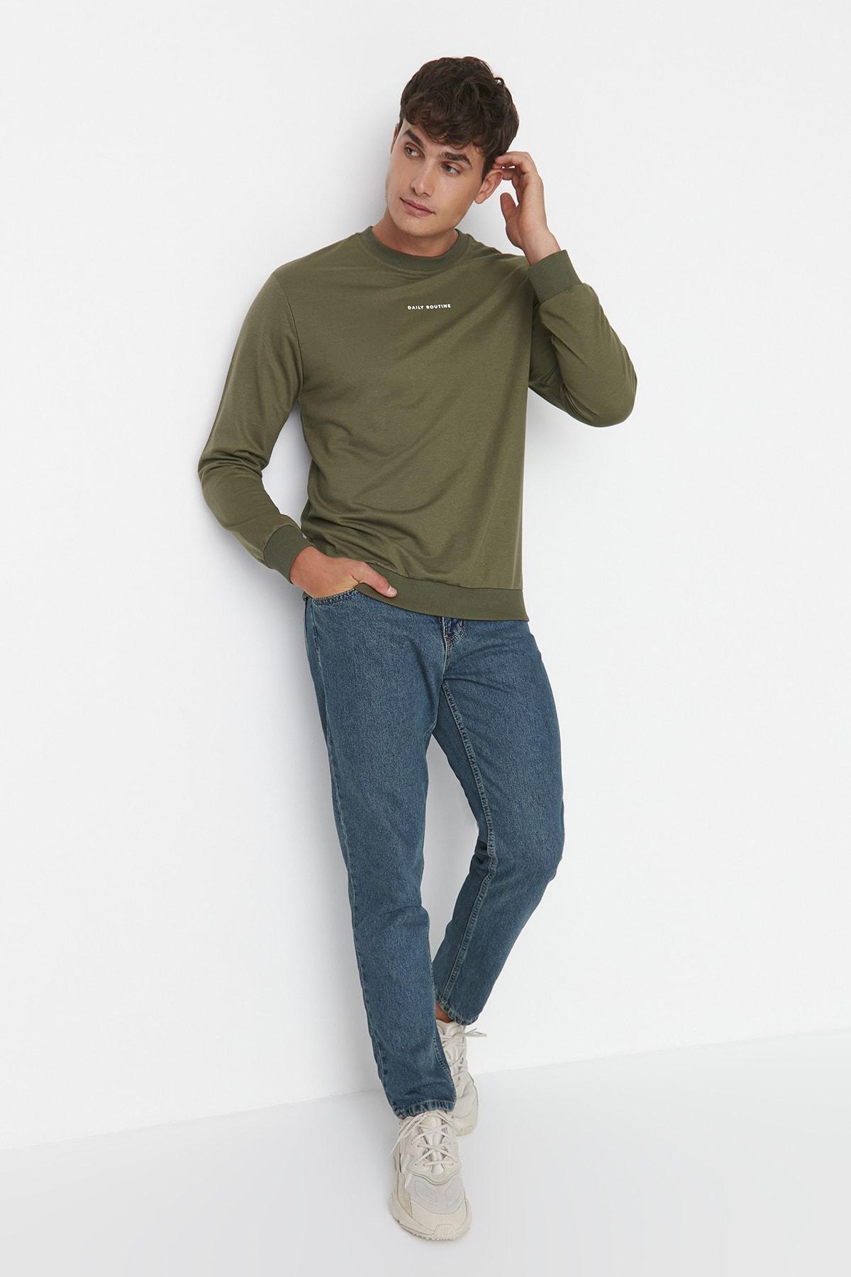 Navy Relaxed Slim Jeans, , large image number 1
