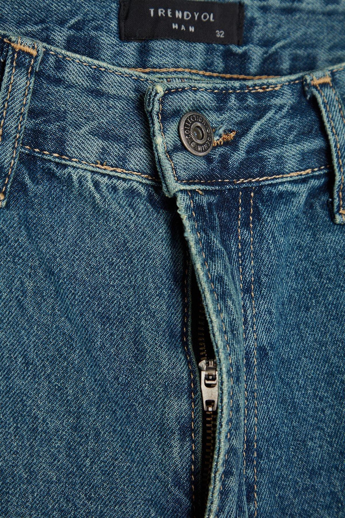 Navy Relaxed Slim Jeans, , large image number 7