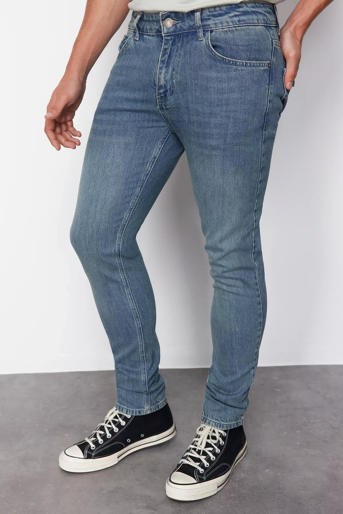 Blue Skinny Fit Jeans, C101_1695, large image number 0