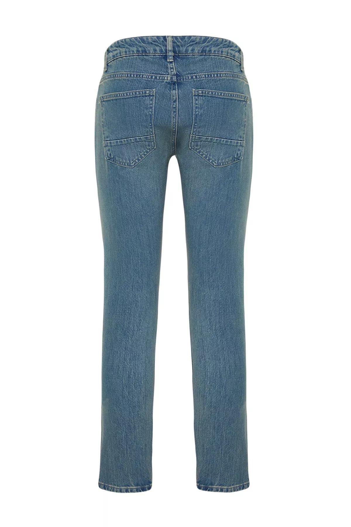 Blue Skinny Fit Jeans, C101_1695, large image number 6