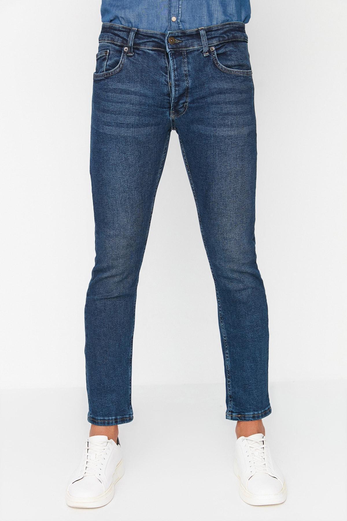 Navy Skinny Denim Jeans, , large image number 0