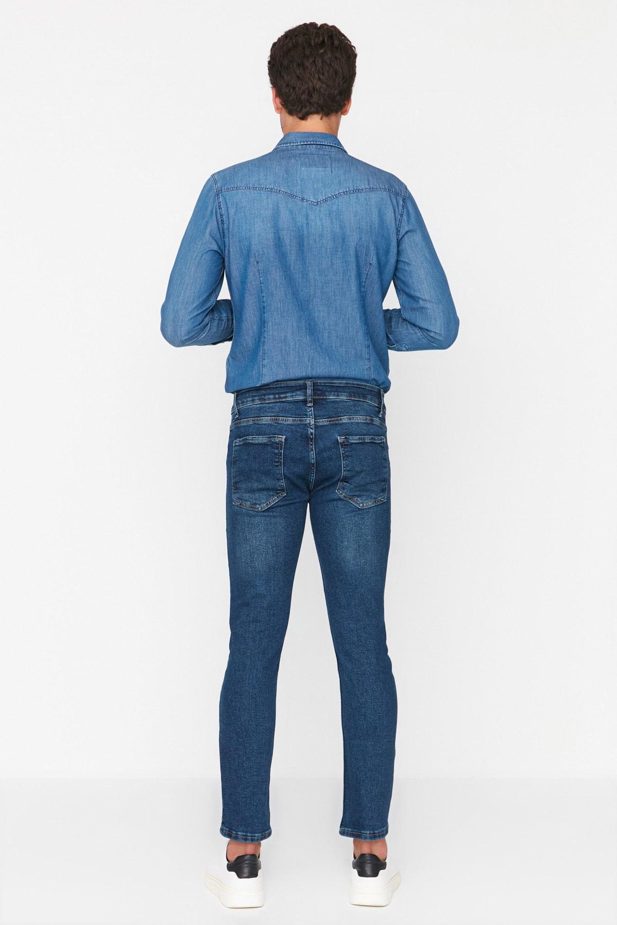 Trendyol - Navy Skinny Denim Jeans