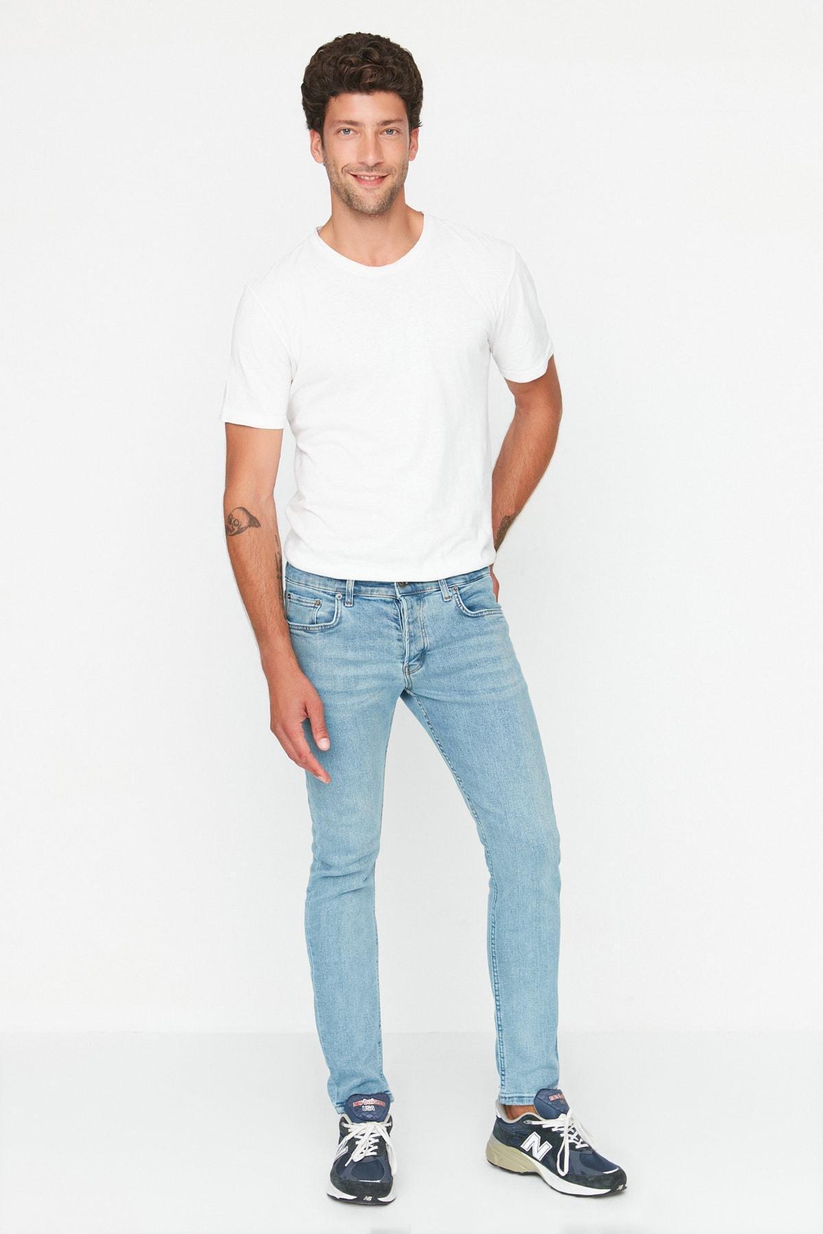 Blue Skinny Jeans, , large image number 5