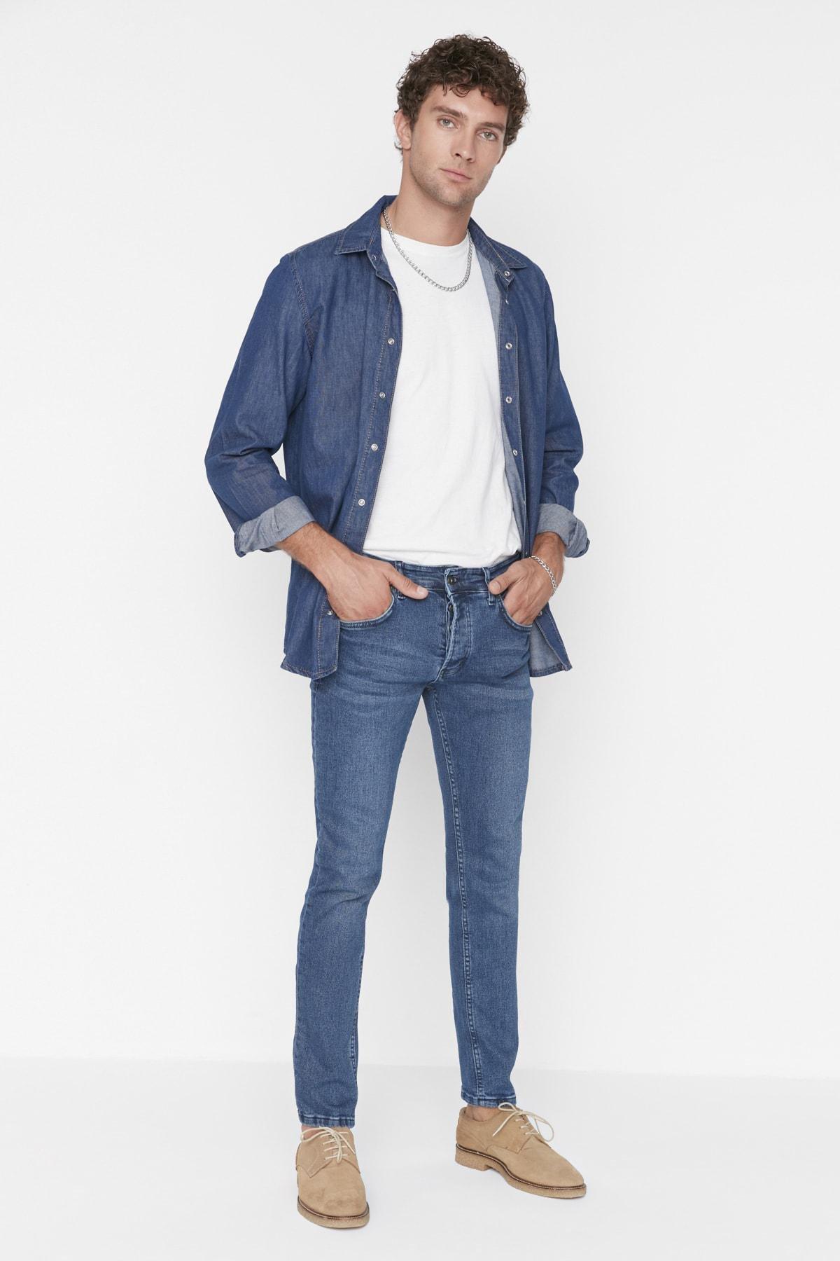 Blue Skinny Jeans, , large image number 7