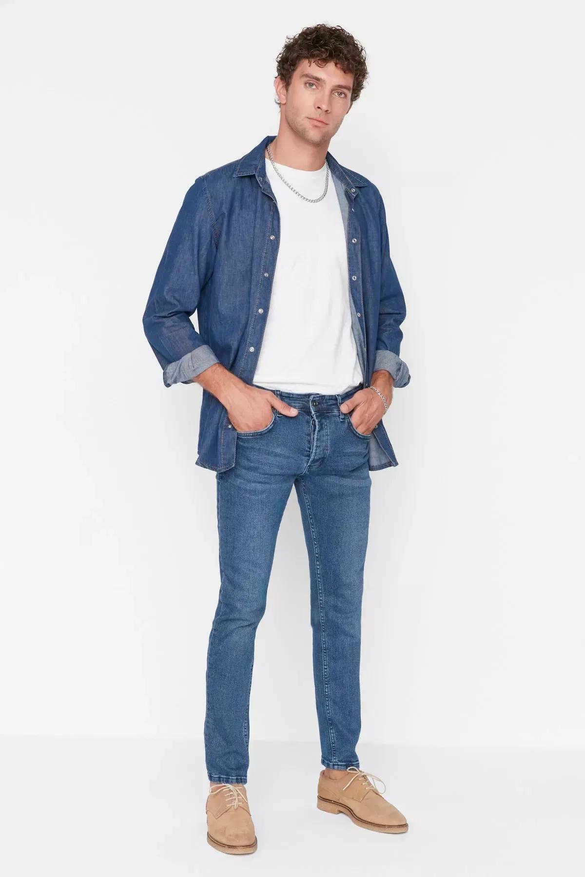 Blue Skinny Jeans, , large image number 7
