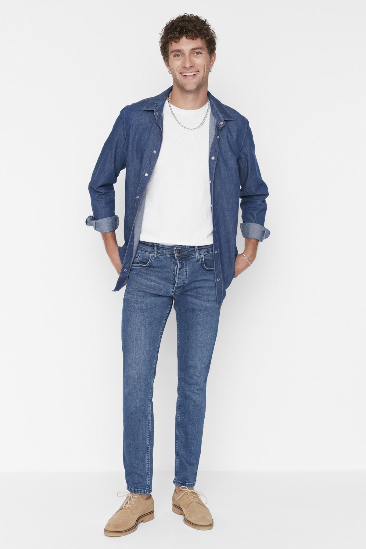 Blue Skinny Jeans, , large image number 8