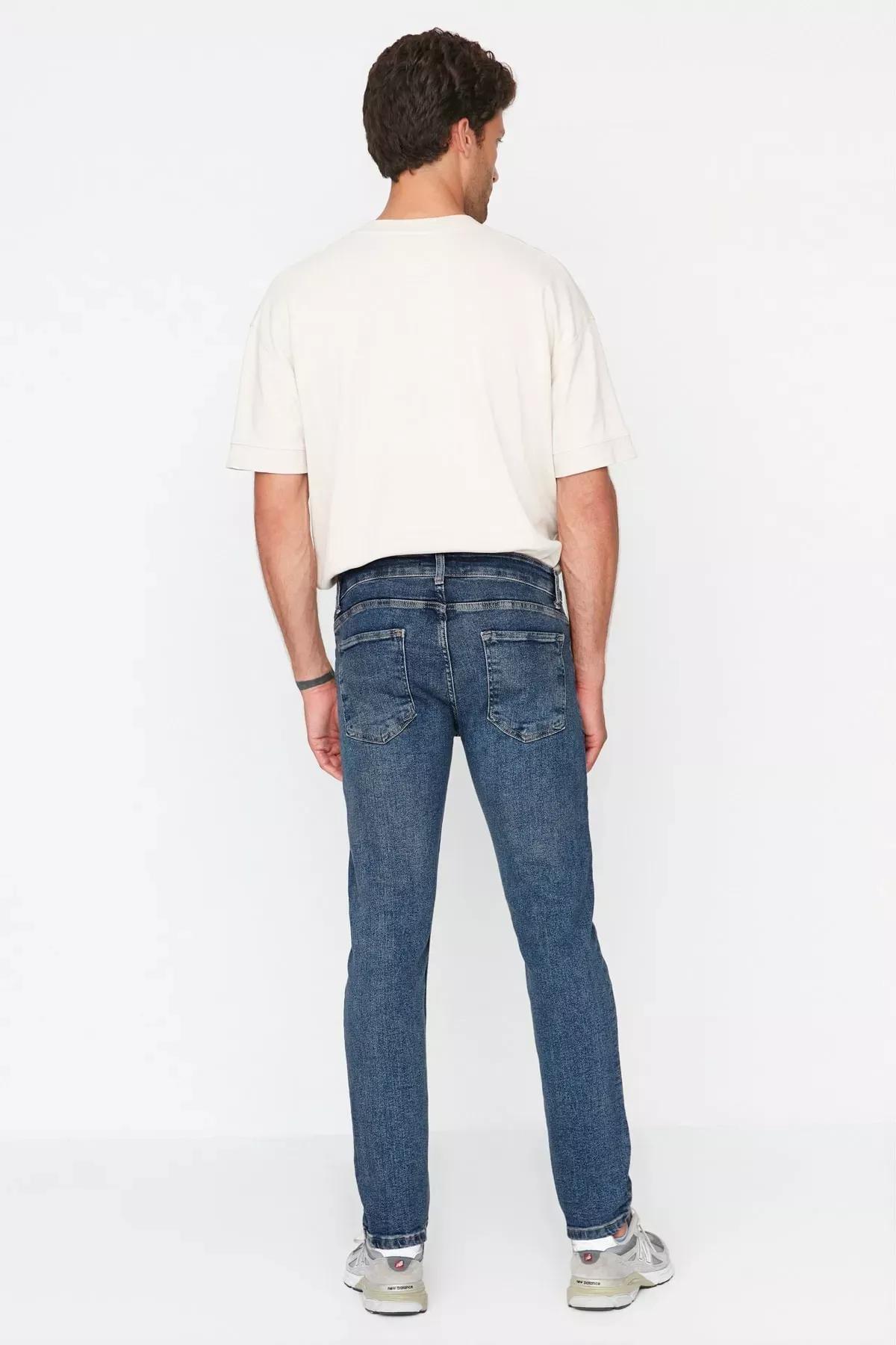 Blue Skinny Jeans, Blue, large image number 14