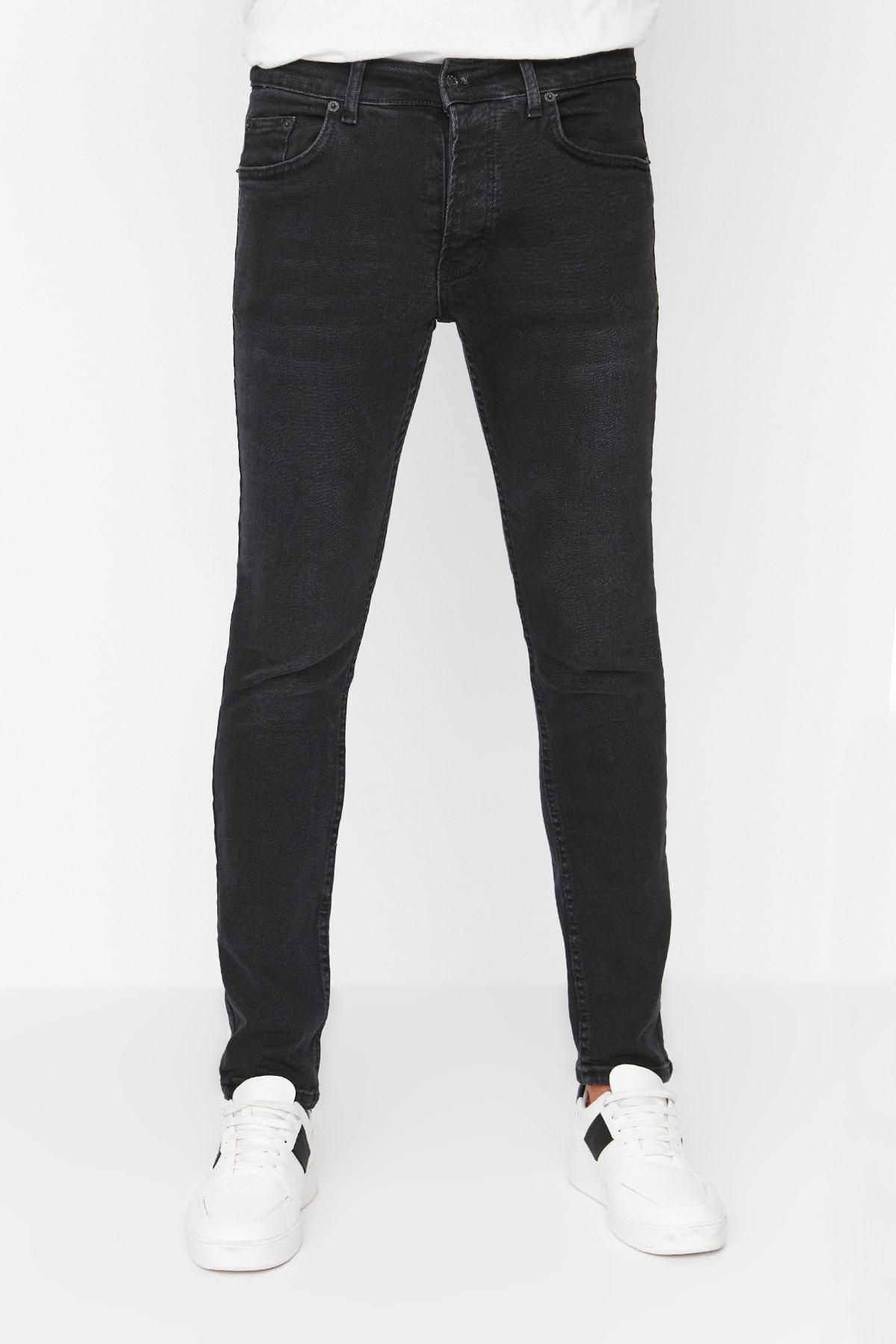 Black Skinny Denim Jeans, , large image number 0