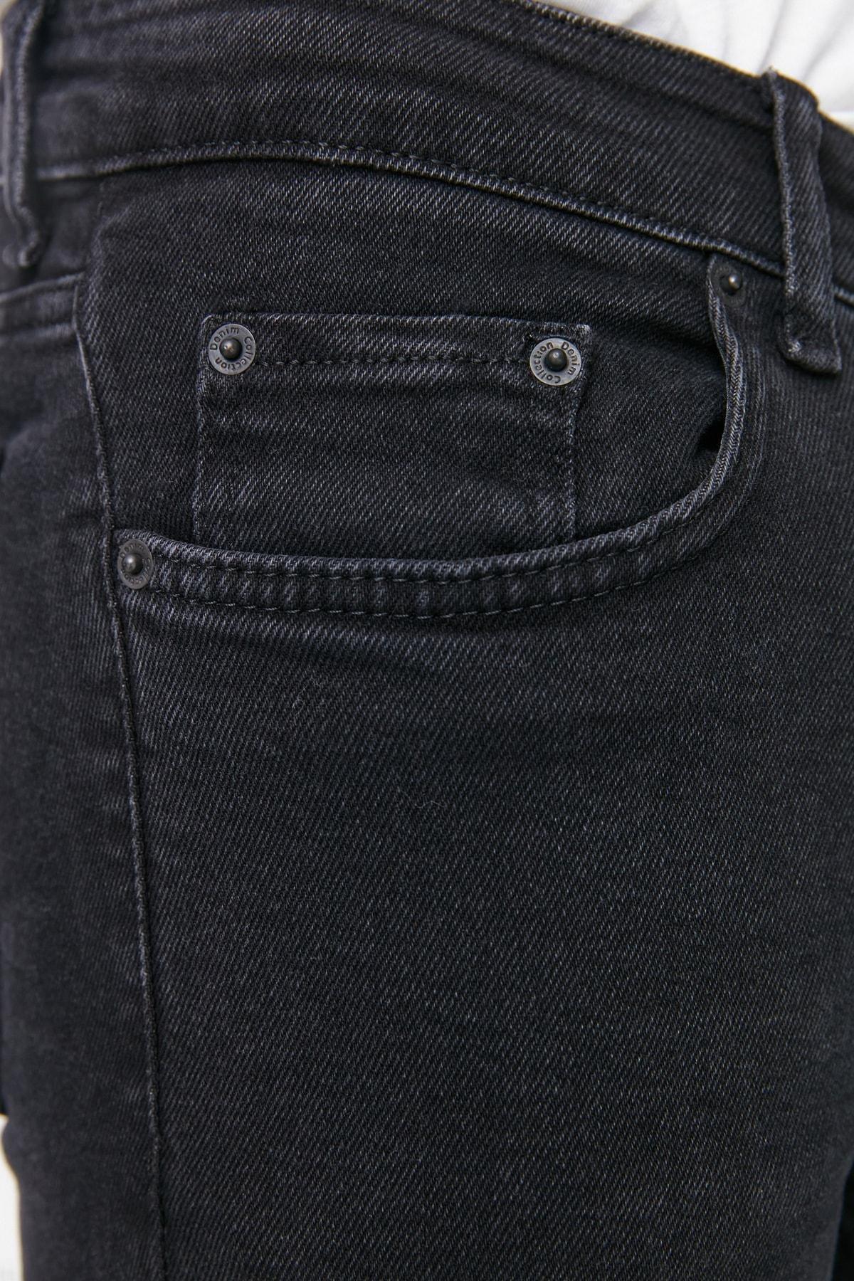 Black Skinny Denim Jeans, , large image number 4