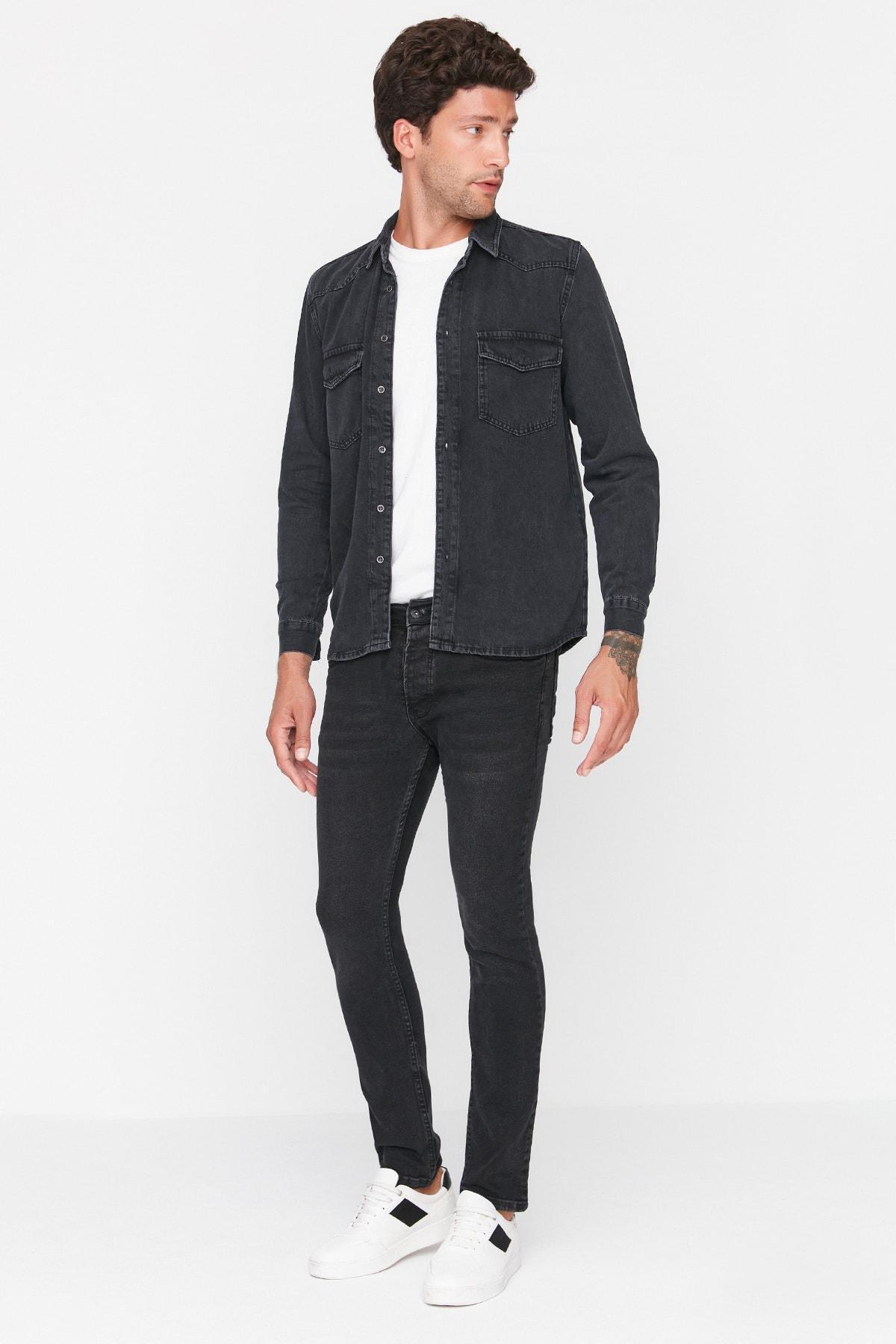 Trendyol - Black Skinny Denim Jeans