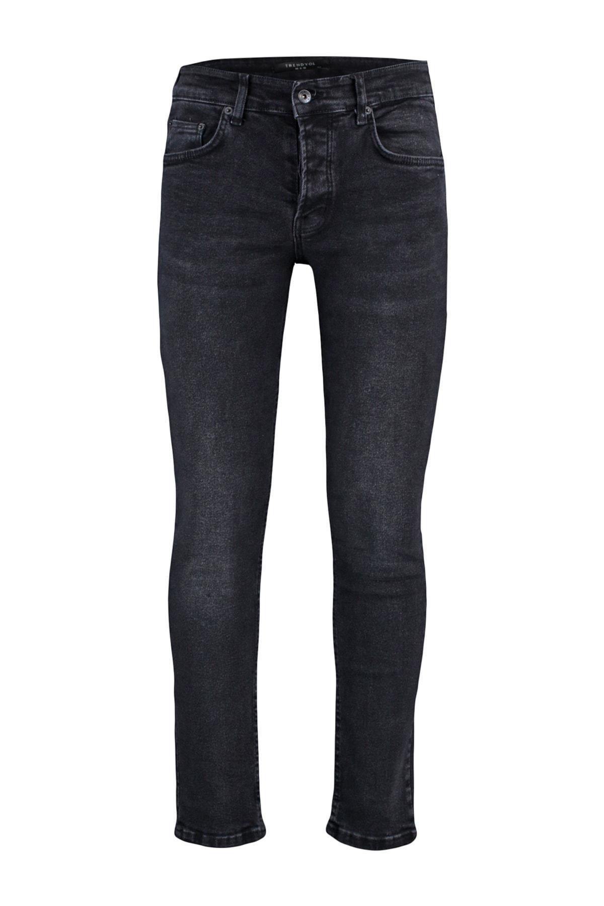 Black Skinny Denim Jeans, , large image number 7
