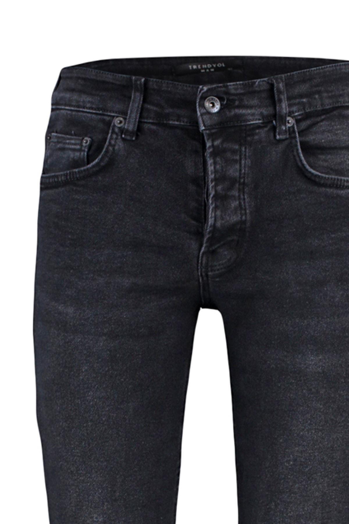 Black Skinny Denim Jeans, , large image number 8