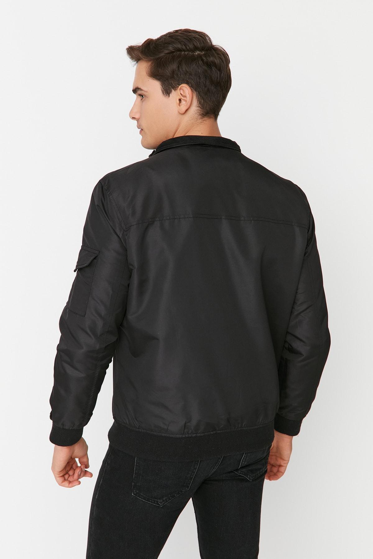 Black Puffer Jacket, C101_7009, large image number 4