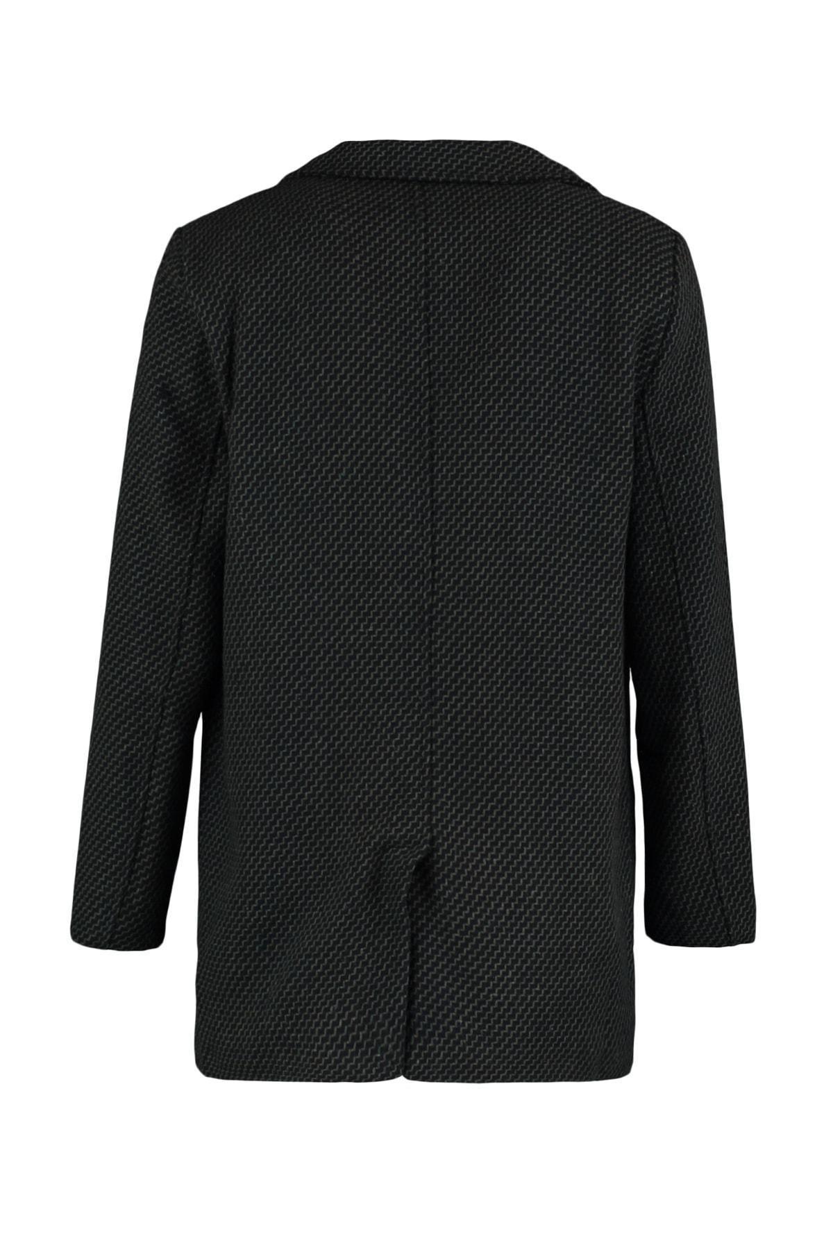 Khaki Double Breasted Coat, , large image number 7
