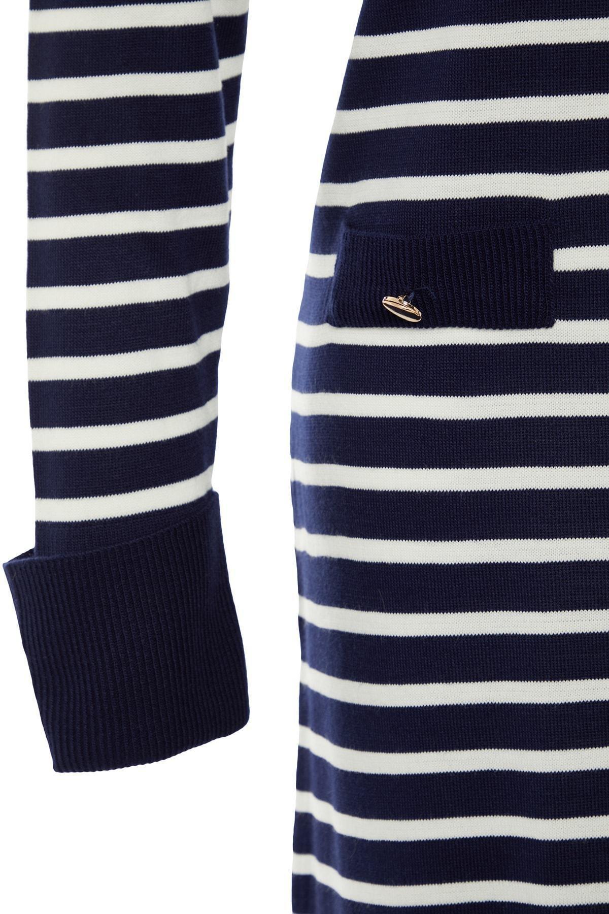 Navy Shift Maxi Dress, , large image number 6