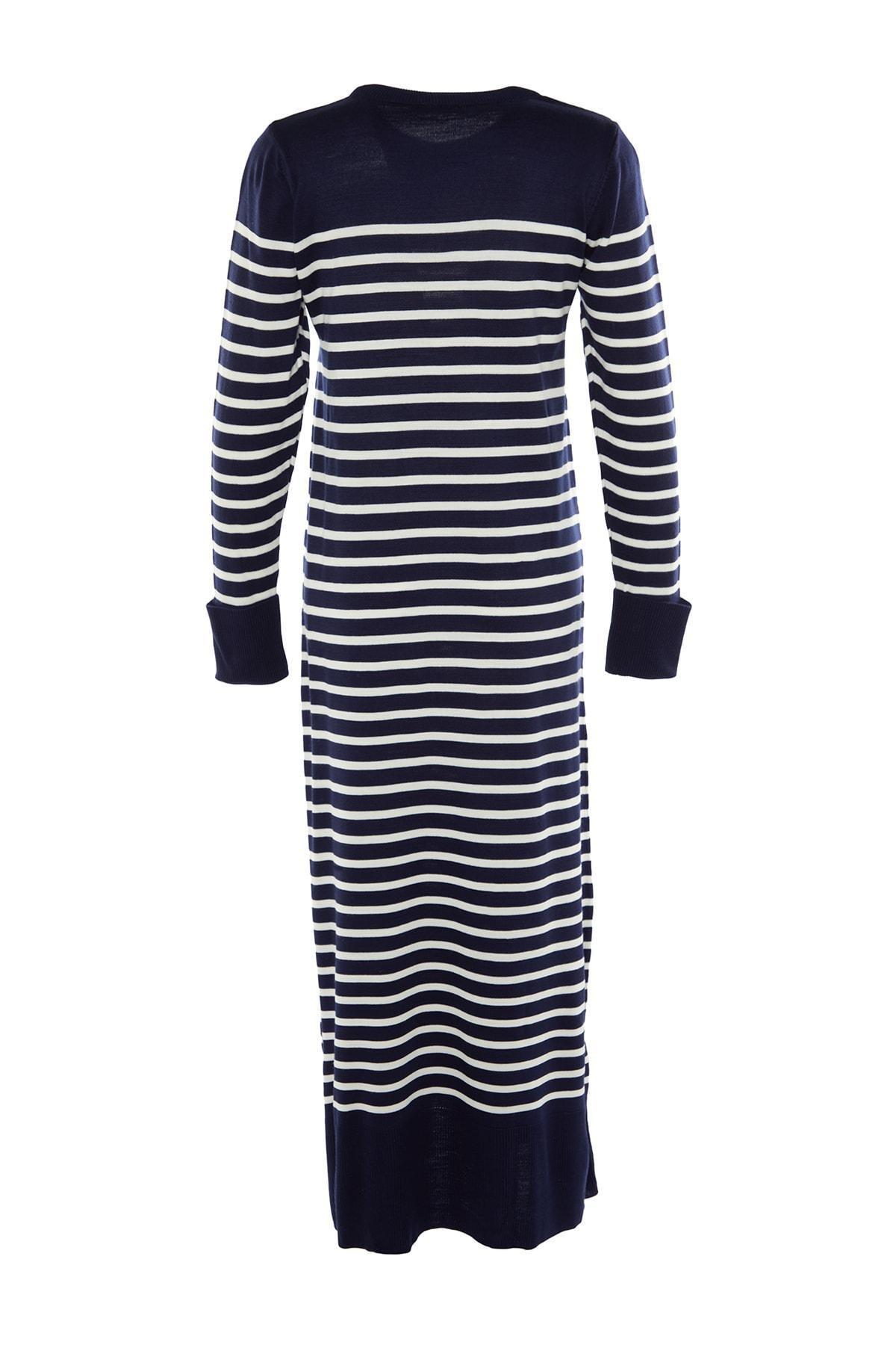 Navy Shift Maxi Dress, , large image number 7