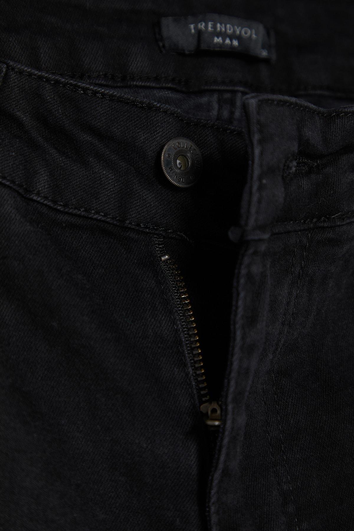 Black Straight Jeans, Black-1003, large image number 6