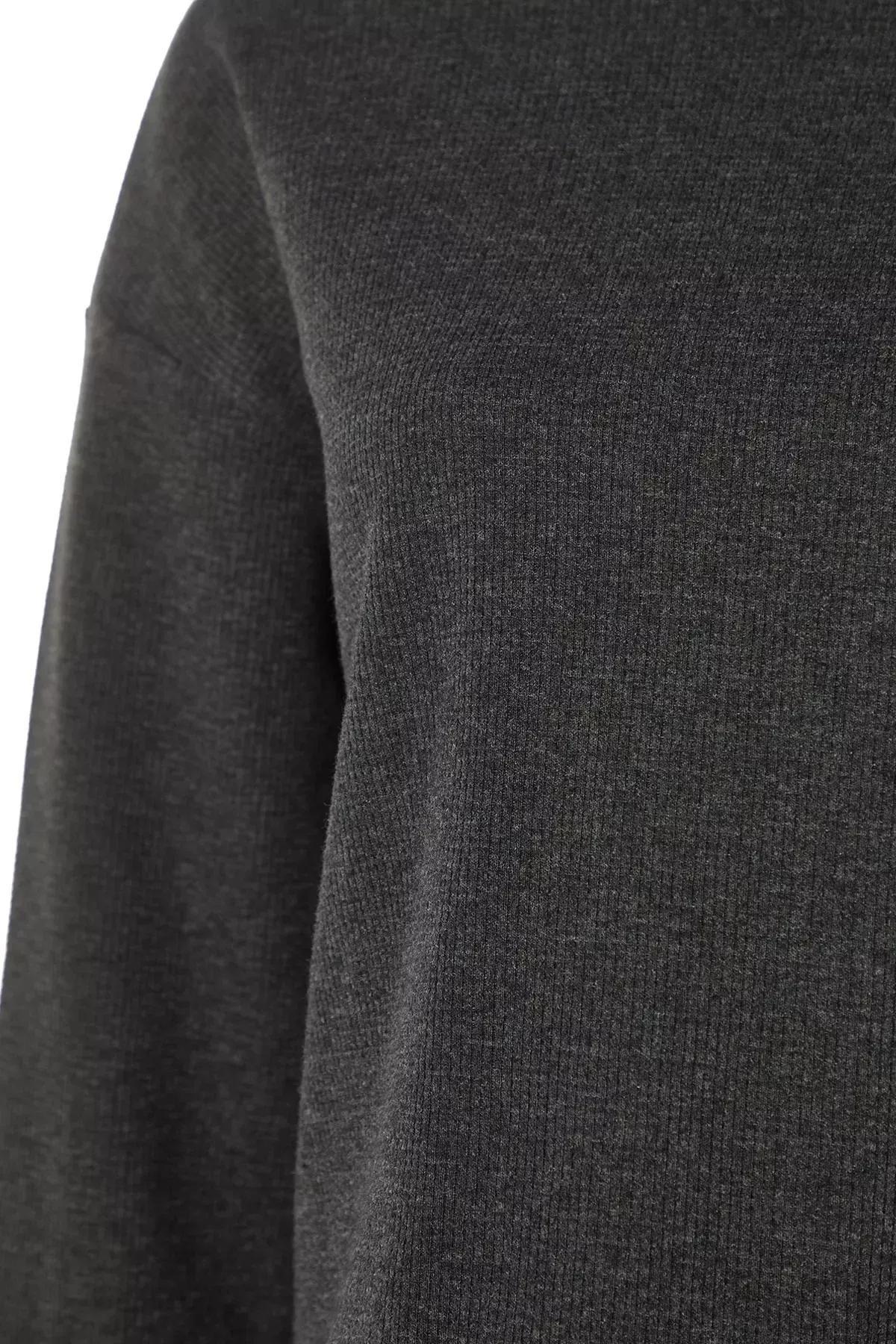 Gray Plain Pajama Set, Gray, large image number 5