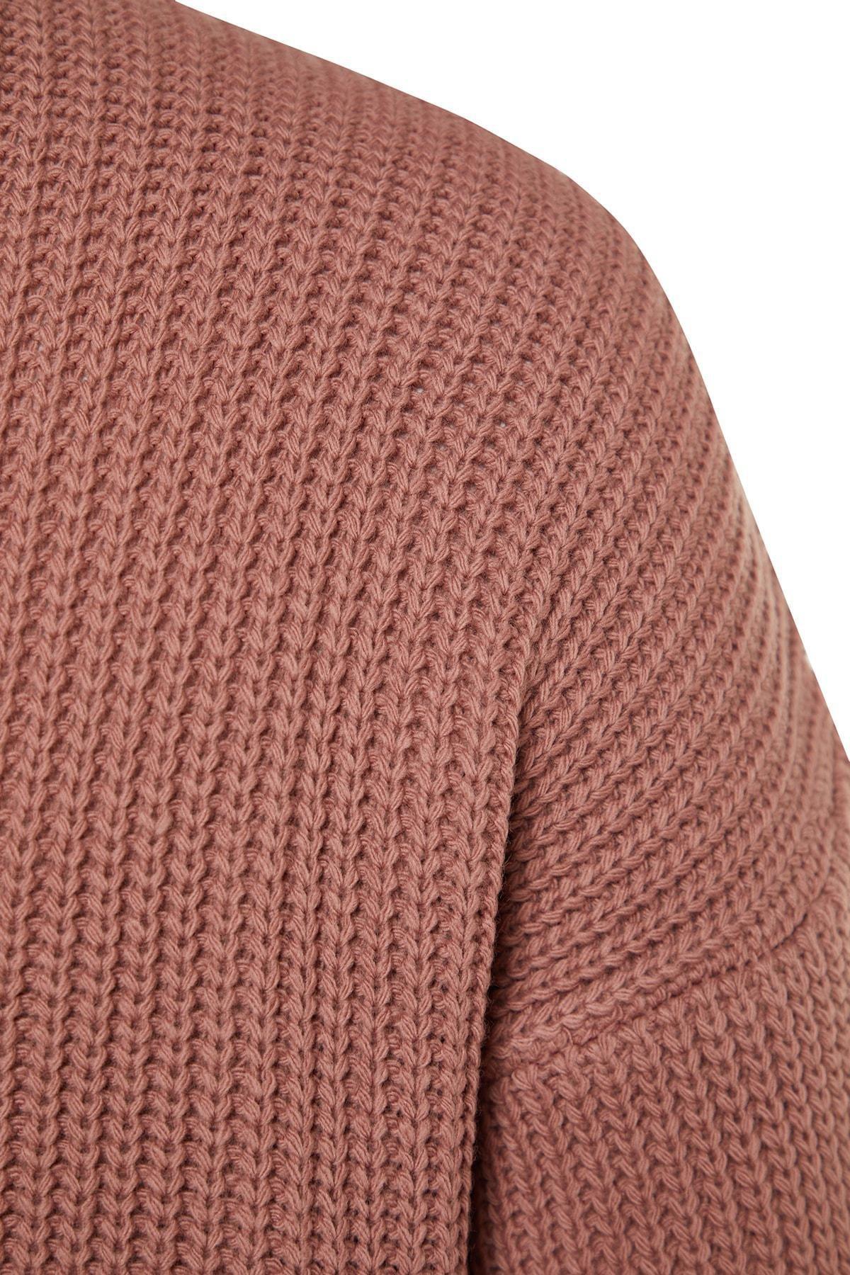 Pink Oversize Sweater, Dried rose, large image number 2