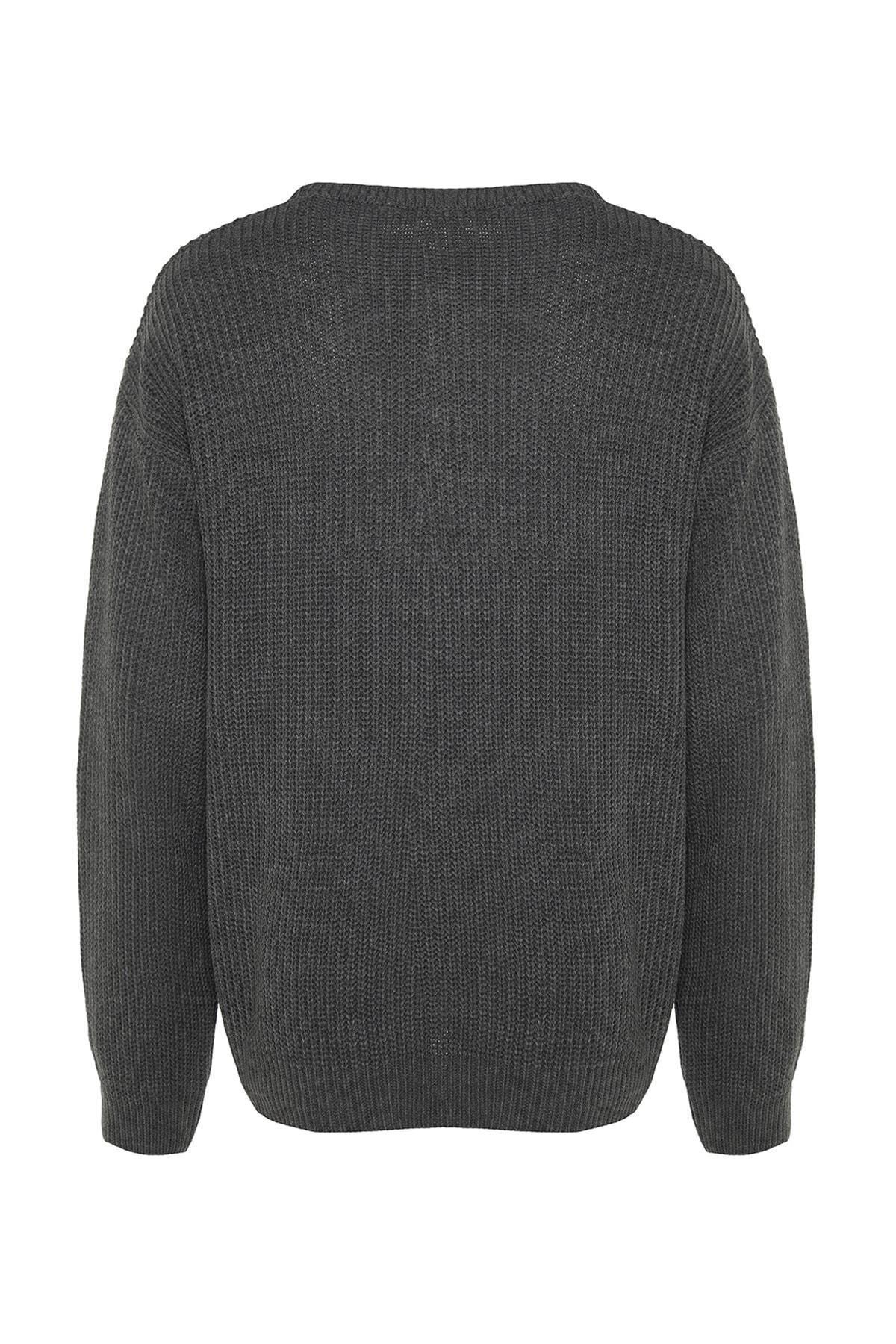 Black Oversize Sweater, , large image number 1