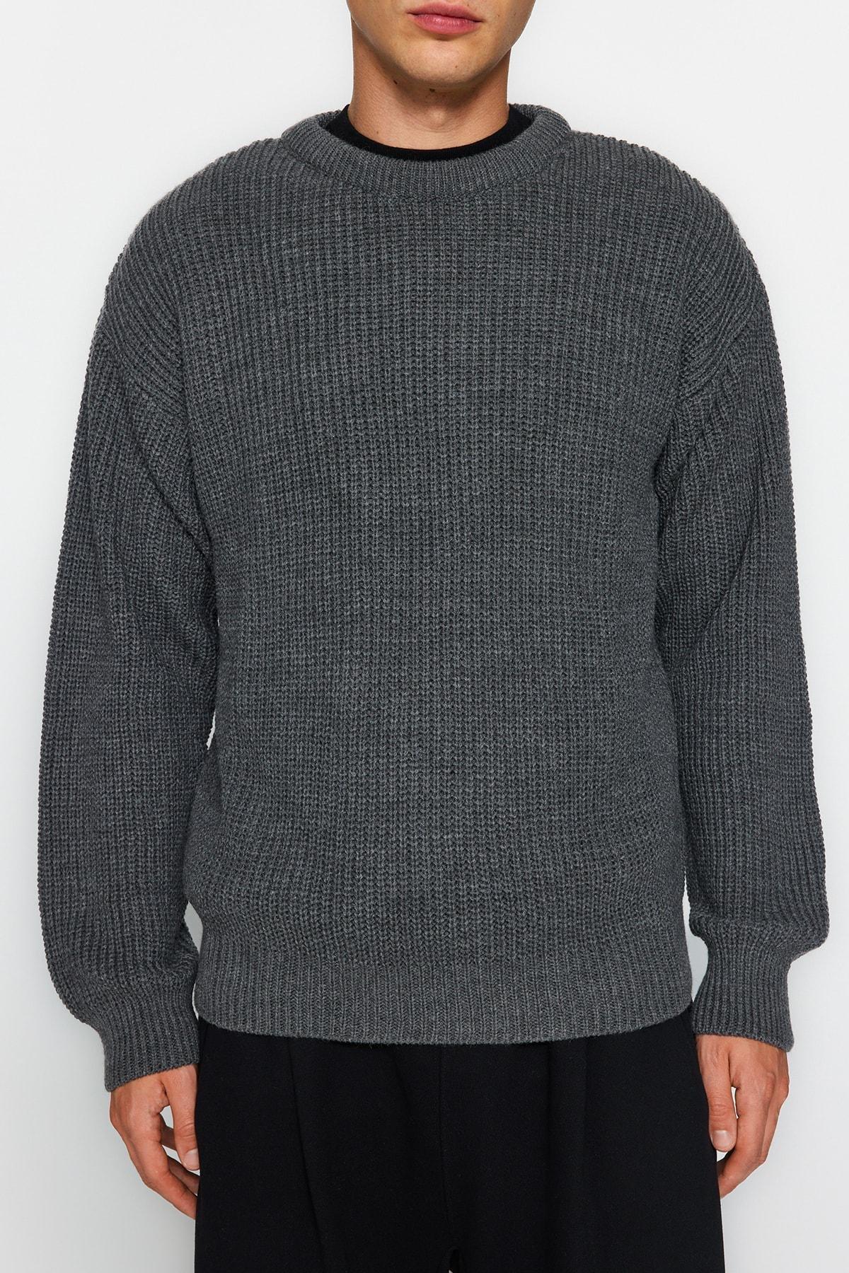 Black Oversize Sweater, , large image number 2