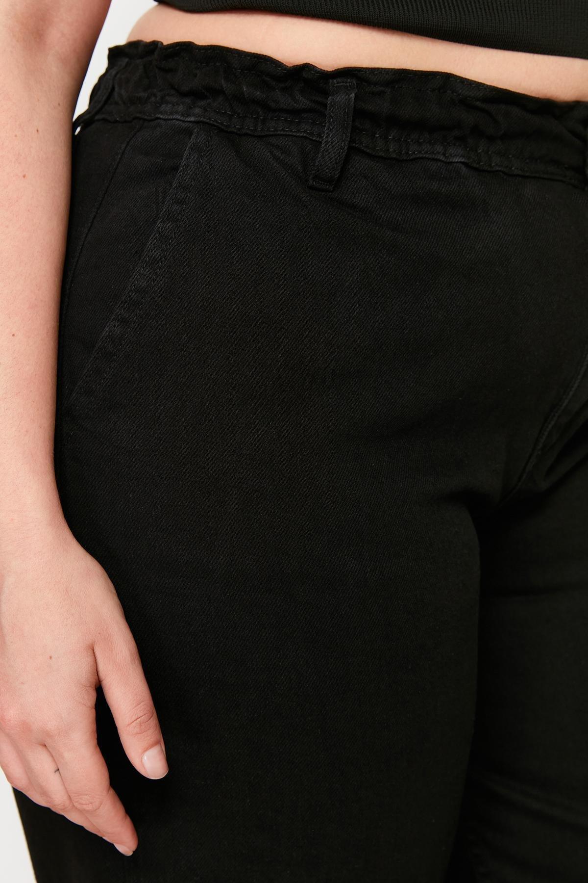 Black Mom Plus Size Jeans, , large image number 5