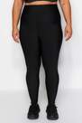 Trendyol - Black Plus Size Sports Leggings