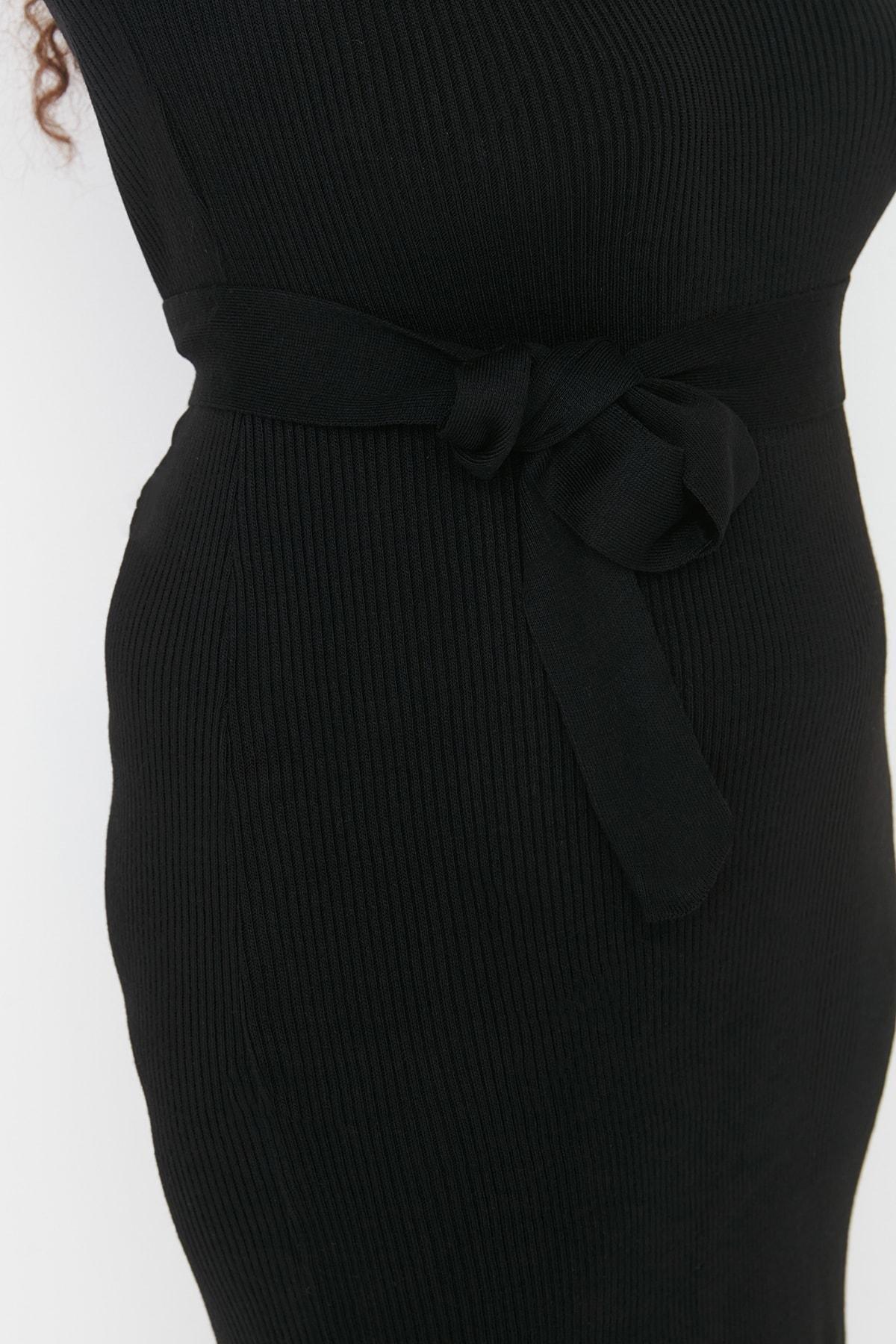 Trendyol - Black Bodycon Plus Size Dress