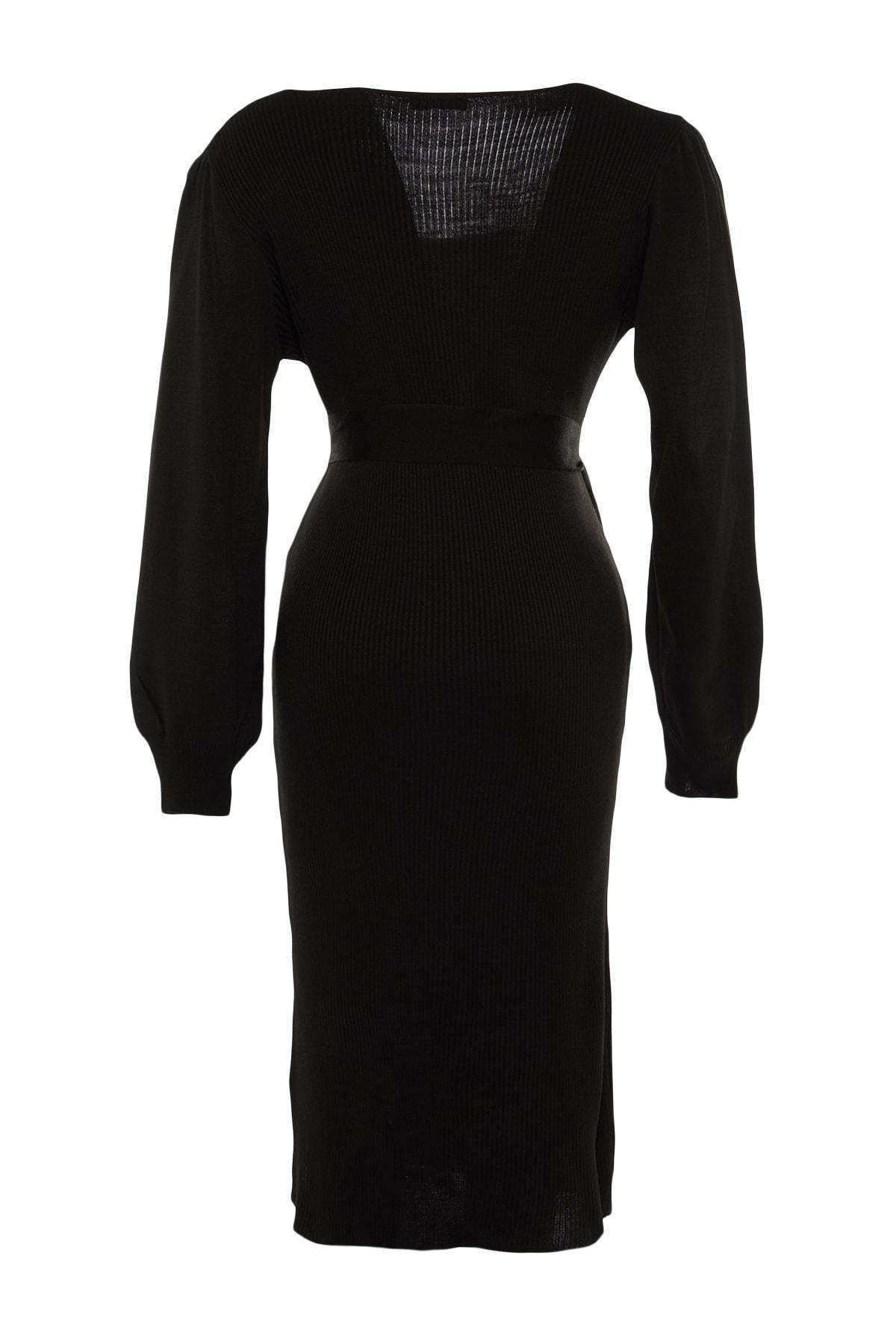 Black Bodycon Plus Size Dress, , large image number 6